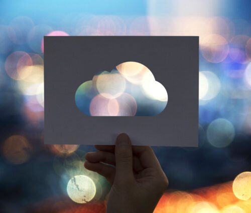 Cloud computing network connection perforated paper