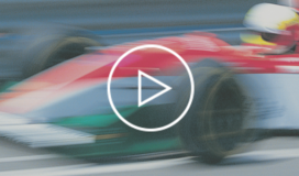 blurred motion image of a formula 1 race car