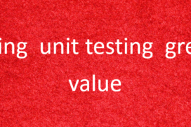 make unit testing great again: value