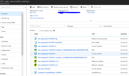 A screenshot of the azure management console displaying a Jenkins instance.