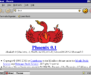 A screenshot of the phoenix web browser.