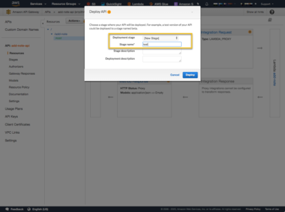 A screenshot of the azure portal with an option to create a new account for AWS serverless.