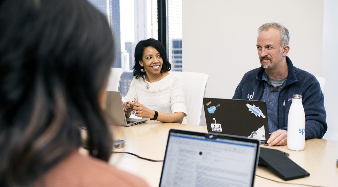 People at a conference table