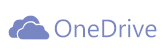 OneDrive logo featuring a cloud illustration next to the word "OneDrive" in blue.